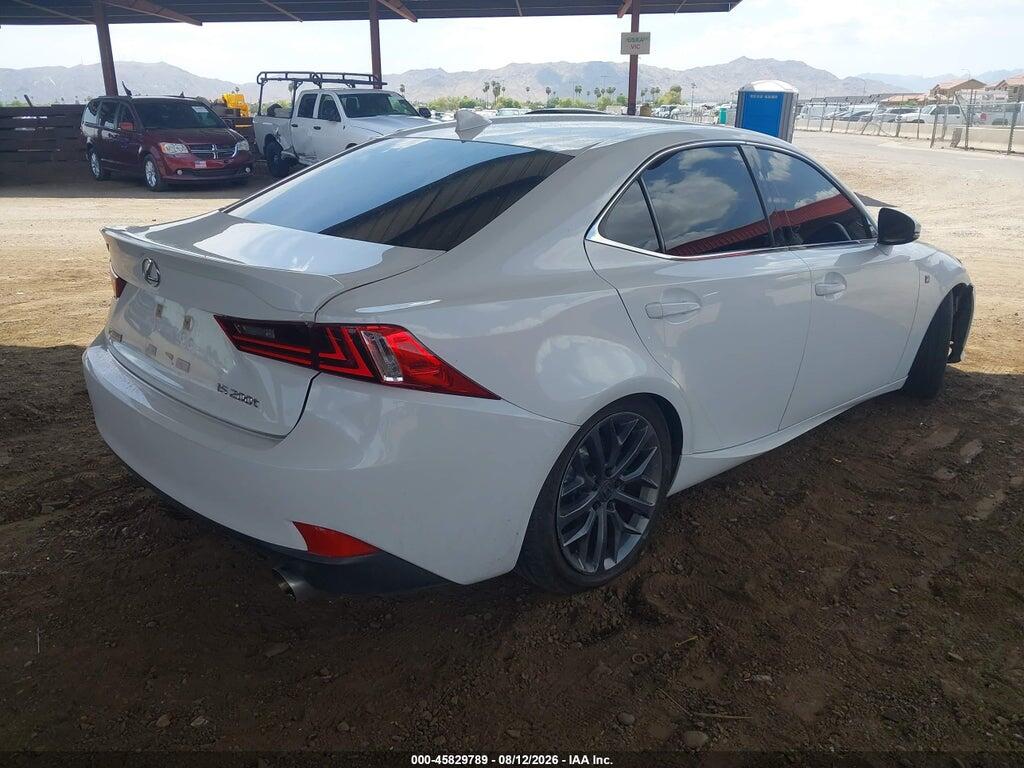 JTHBA1D2XG5006214 2016 LEXUS IS 200T photo no. 4