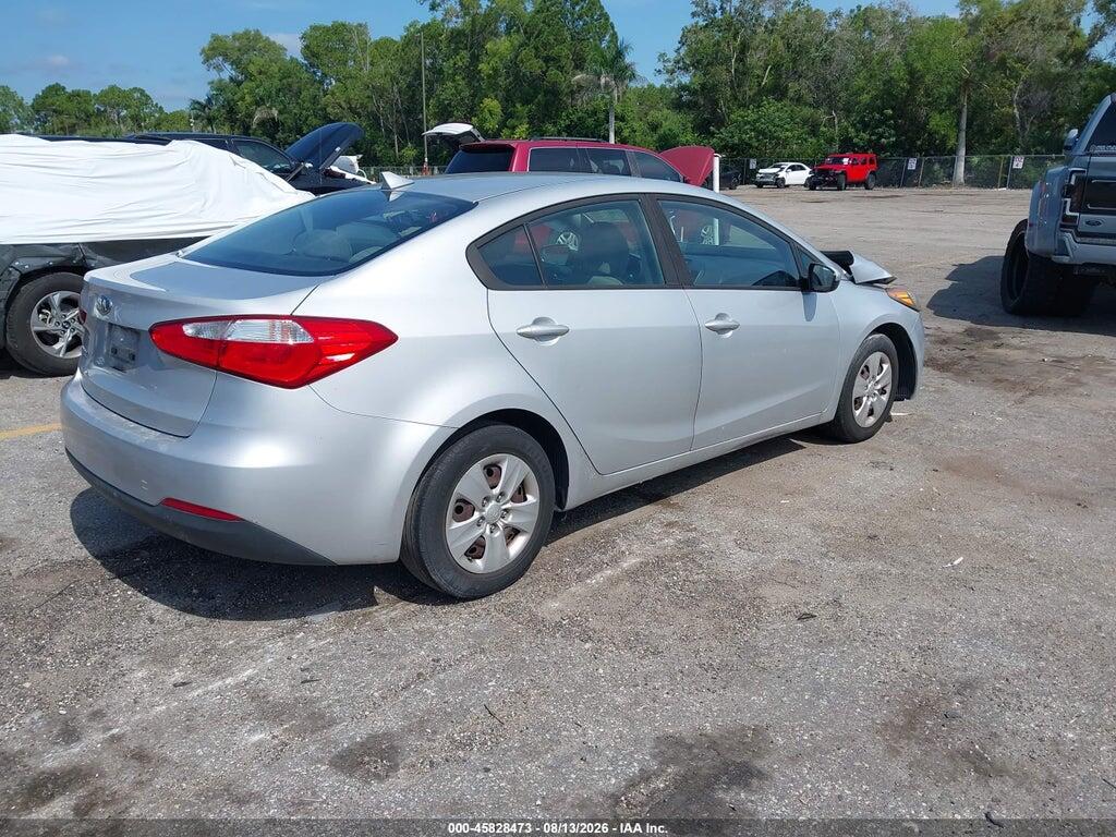 KNAFK4A64G5576053 2016 KIA FORTE photo no. 4