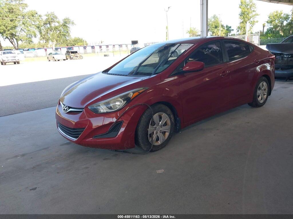 5NPDH4AE7GH732053 2016 HYUNDAI ELANTRA photo no. 2