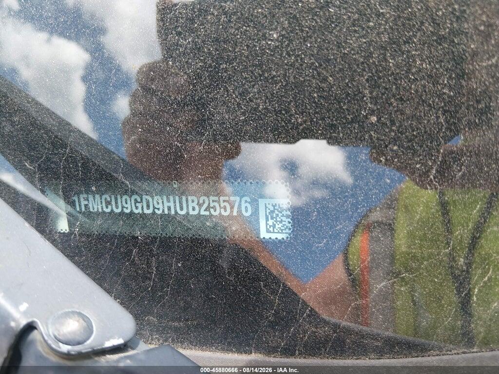 1FMCU9GD9HUB25576 2017 FORD ESCAPE photo no. 9