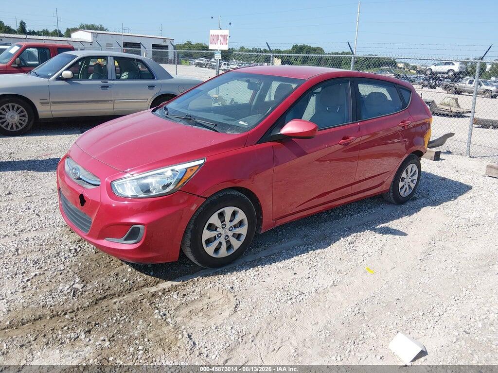 KMHCT5AE9HU306643 2017 HYUNDAI ACCENT photo no. 2