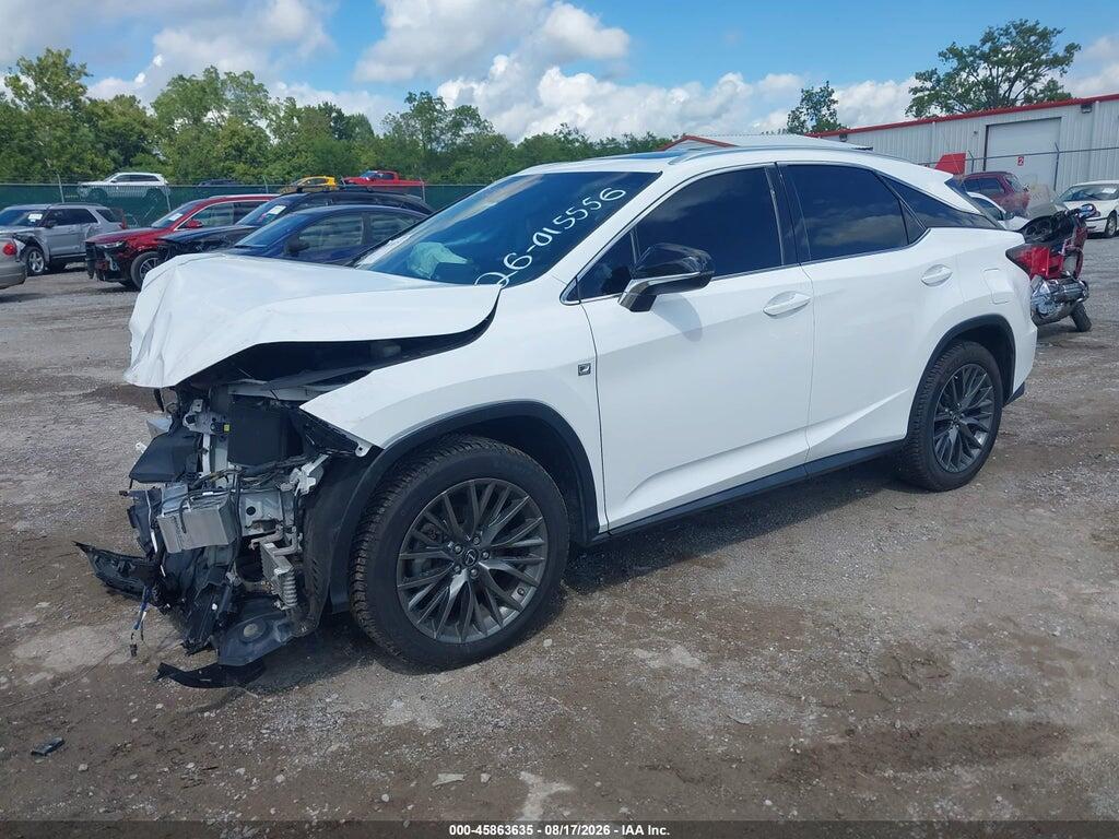2T2BZMCA4HC113120 2017 LEXUS RX 350 photo no. 2
