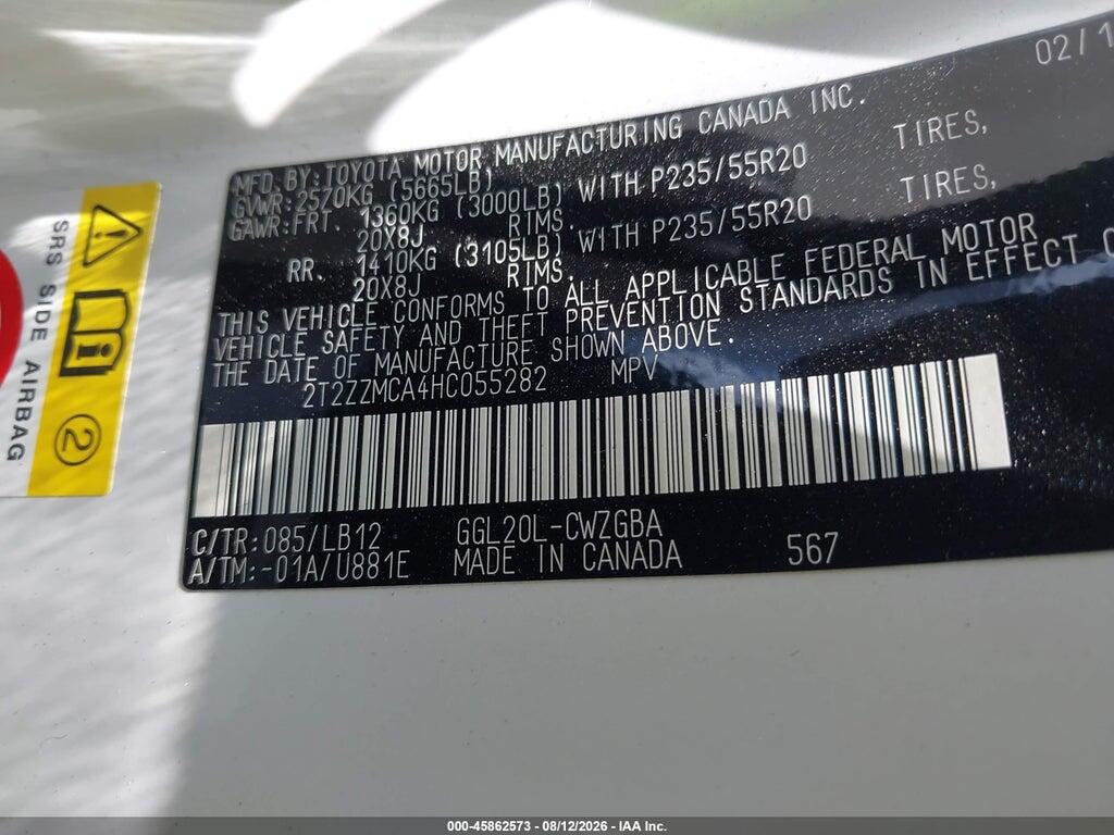 2T2ZZMCA4HC055282 2017 LEXUS RX 350 photo no. 9