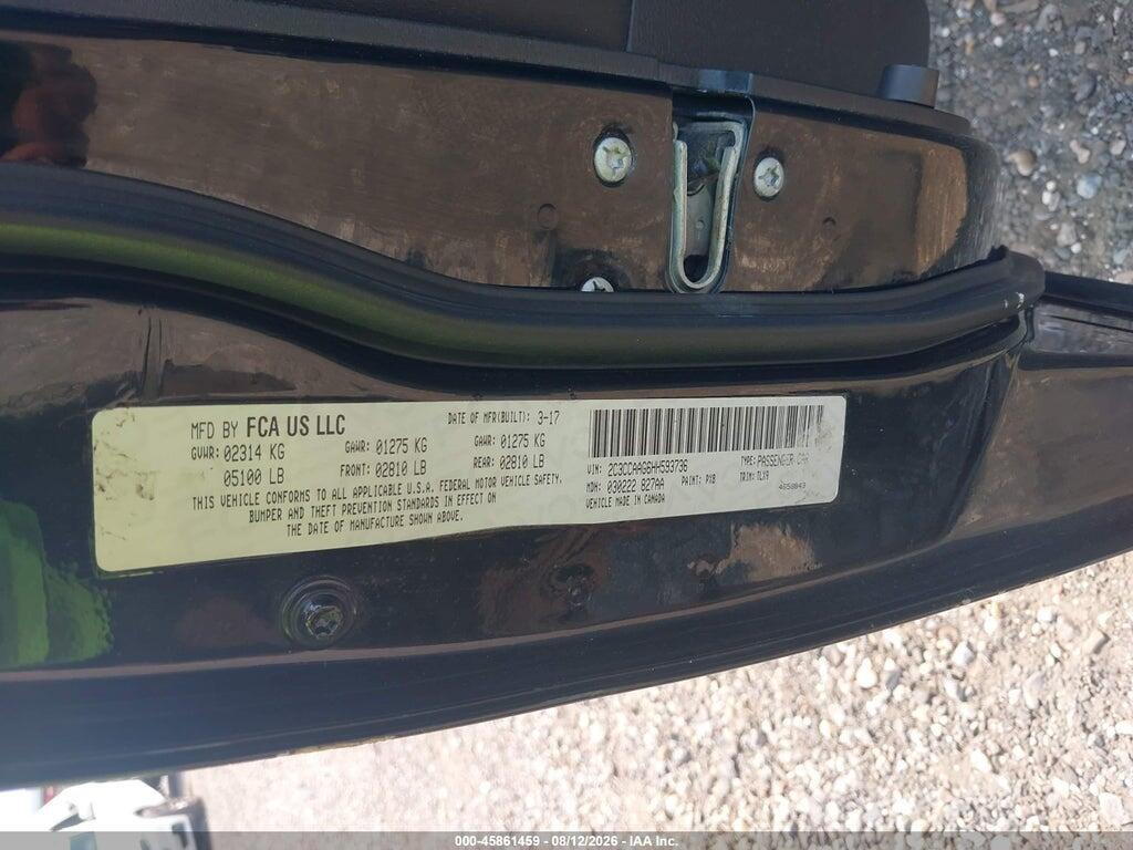 2C3CCAAG6HH593736 2017 CHRYSLER 300 photo no. 9