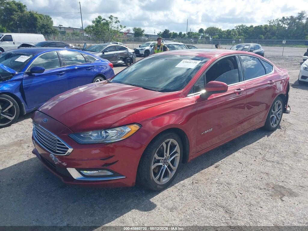 3FA6P0LU1HR190574 2017 FORD FUSION HYBRID photo no. 2