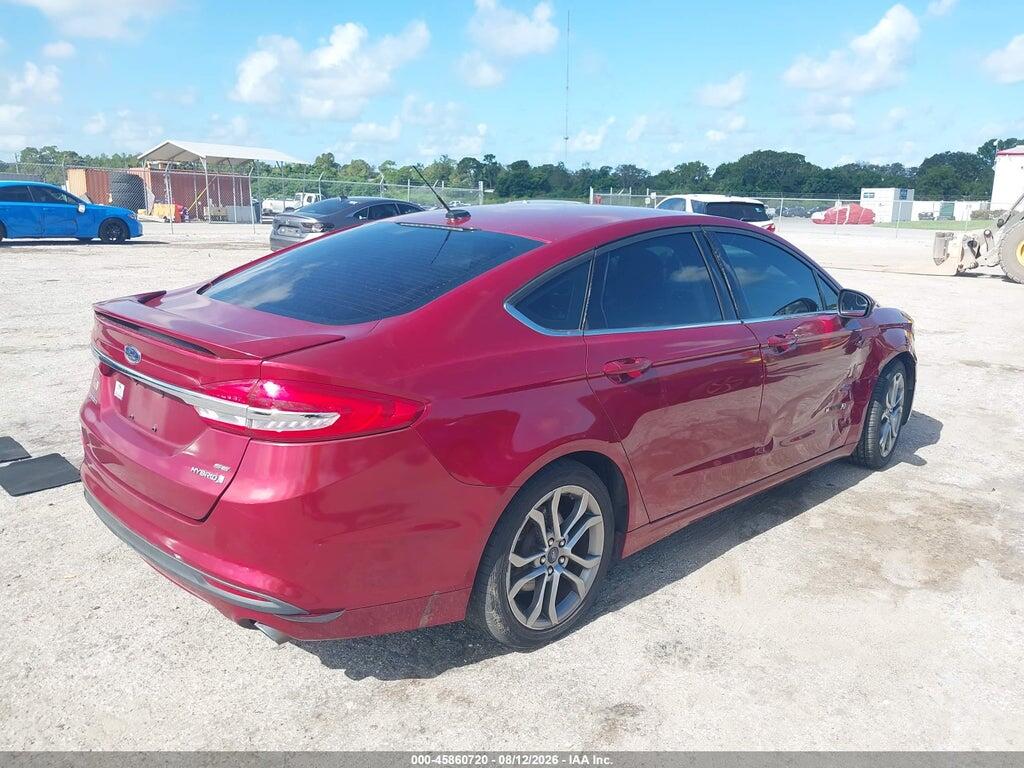 3FA6P0LU1HR190574 2017 FORD FUSION HYBRID photo no. 4