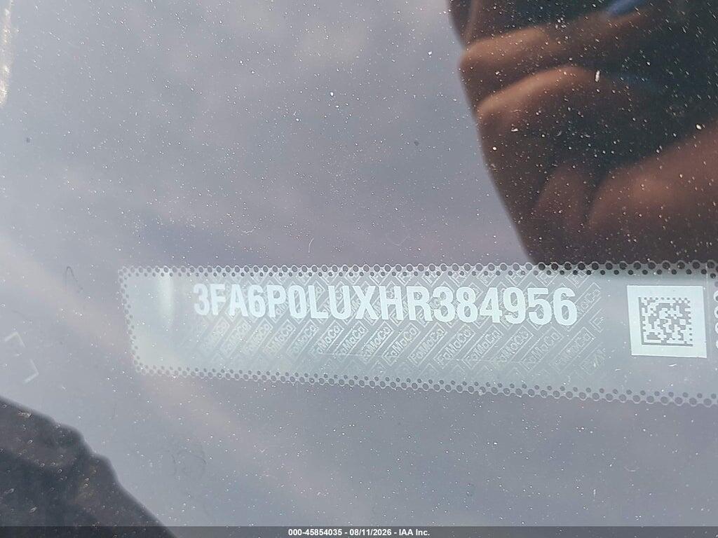 3FA6P0LUXHR384956 2017 FORD FUSION HYBRID photo no. 9