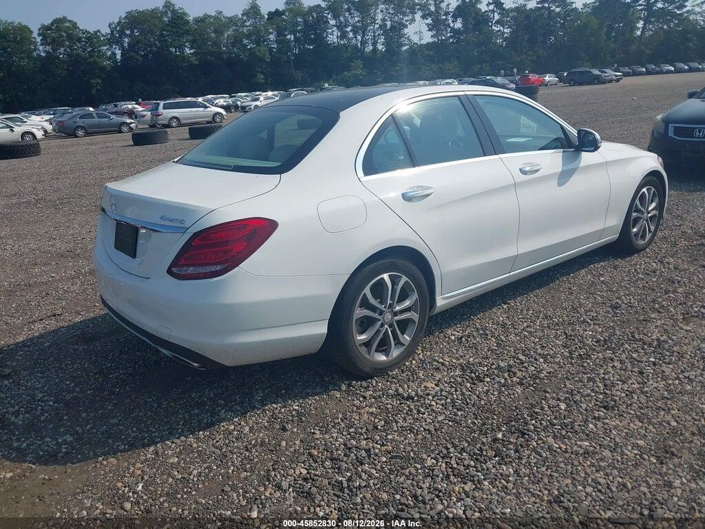 WDDWF4KB2HR235883 2017 MERCEDES-BENZ C 300 photo no. 4