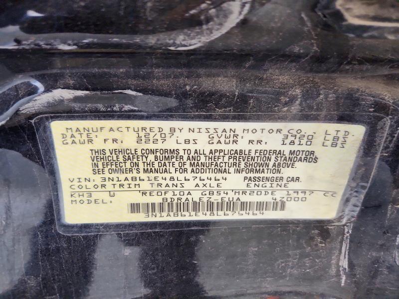 3N1AB61E48L676464 2008 NISSAN SENTRA photo no. 12