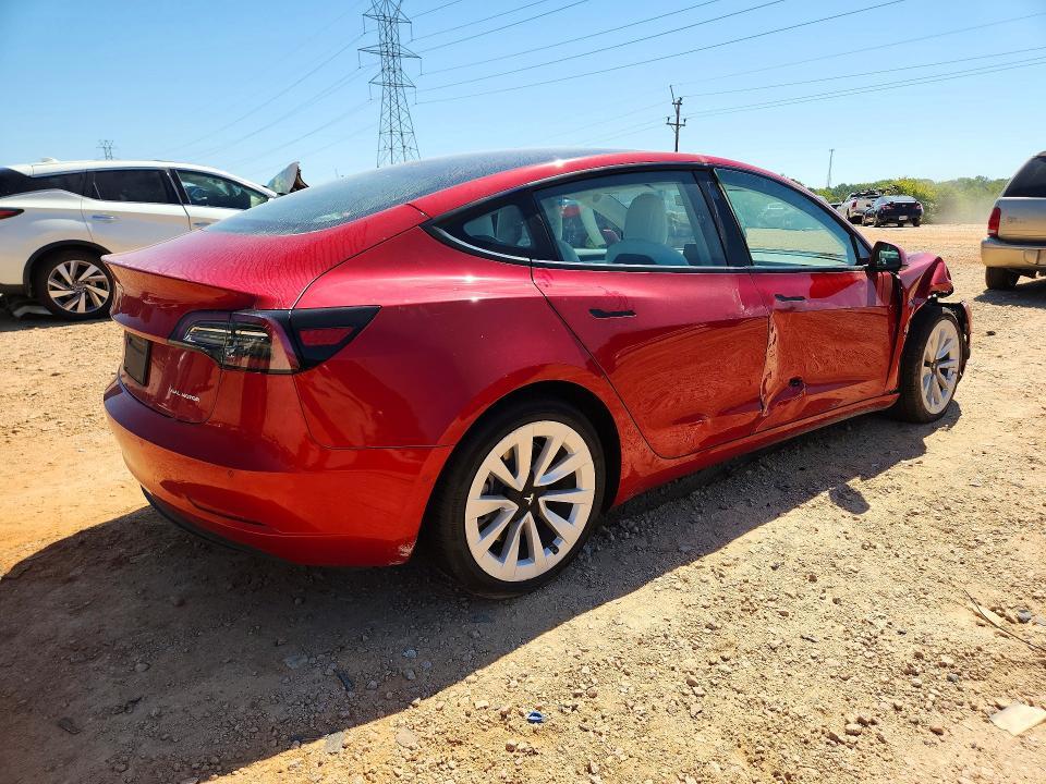 5YJ3E1EB2NF179794 2022 TESLA MODEL 3 photo no. 3