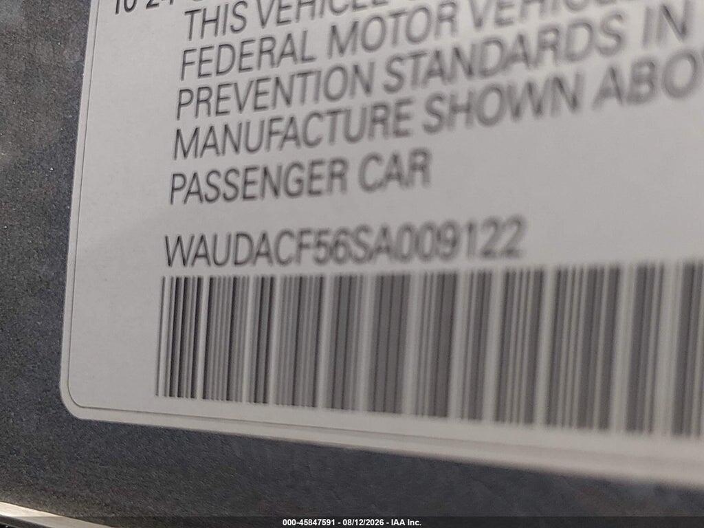 WAUDACF56SA009122 2025 AUDI A5 SPORTBACK photo no. 9
