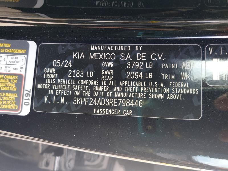 3KPF24AD3RE798446 2024 KIA FORTE photo no. 12
