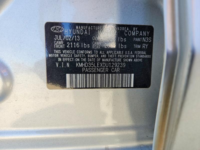 2013 HYUNDAI ELANTRA GT BASE — Фото 13 из 13