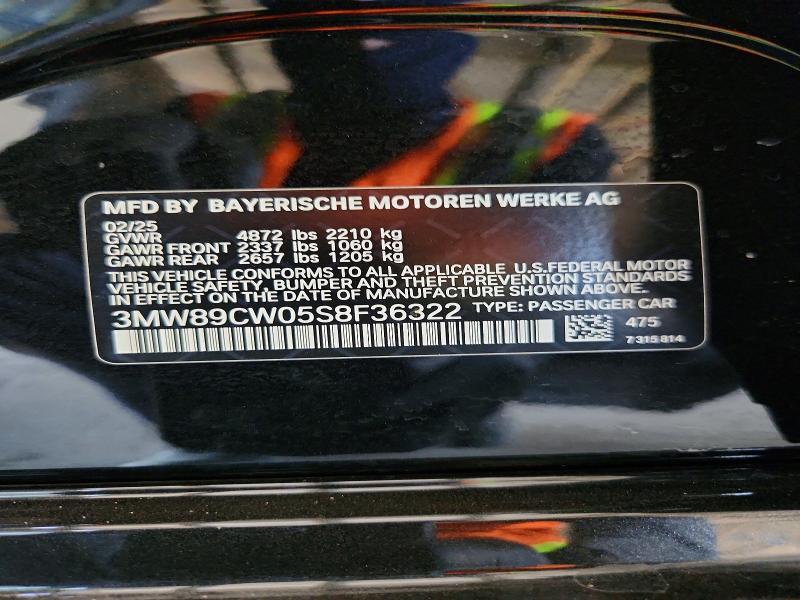 3MW89CW05S8F36322 2025 BMW 330XI photo no. 12