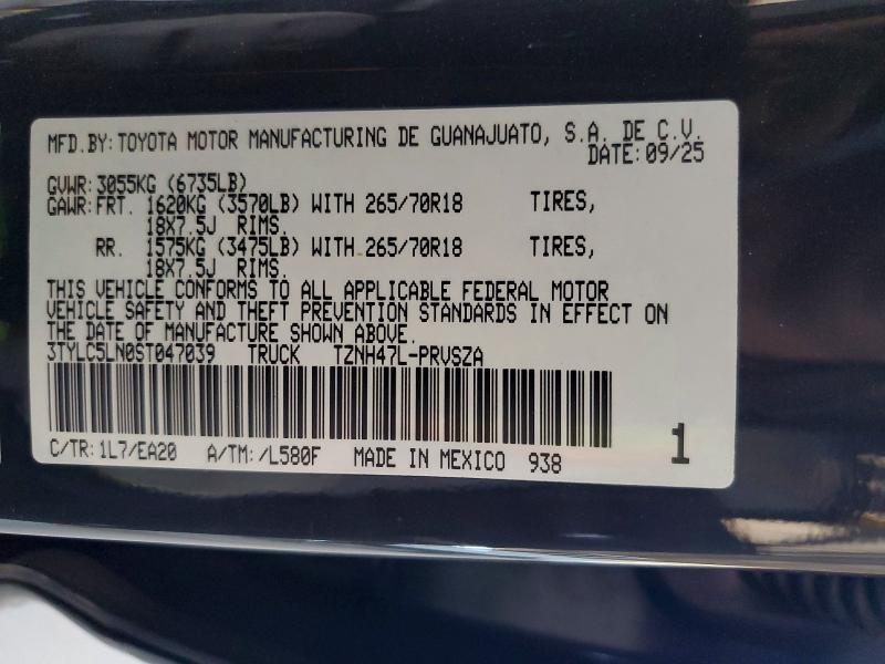 2025 TOYOTA TACOMA TRD OFF-ROAD HV — Фото 12 из 12