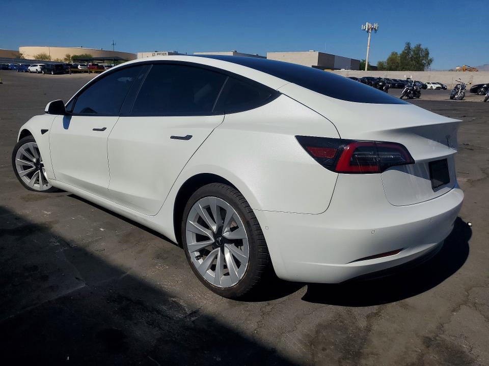 5YJ3E1EAXMF087483 2021 TESLA MODEL 3 photo no. 2