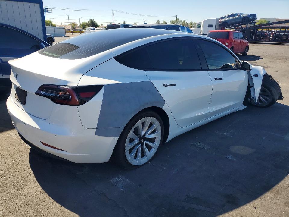 5YJ3E1EAXMF087483 2021 TESLA MODEL 3 photo no. 3