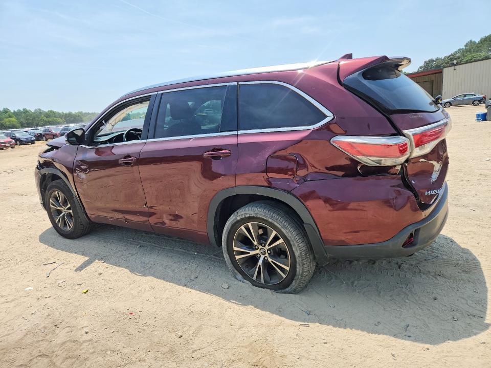 2016 TOYOTA HIGHLANDER XLE — Фото 2 из 13