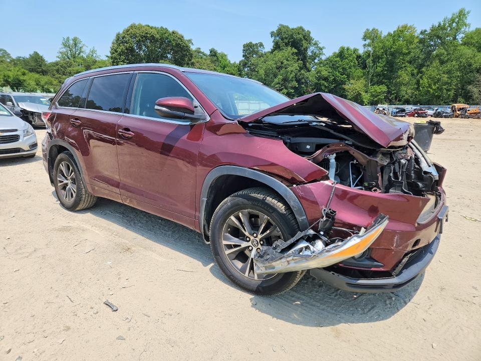 2016 TOYOTA HIGHLANDER XLE — Фото 4 из 13