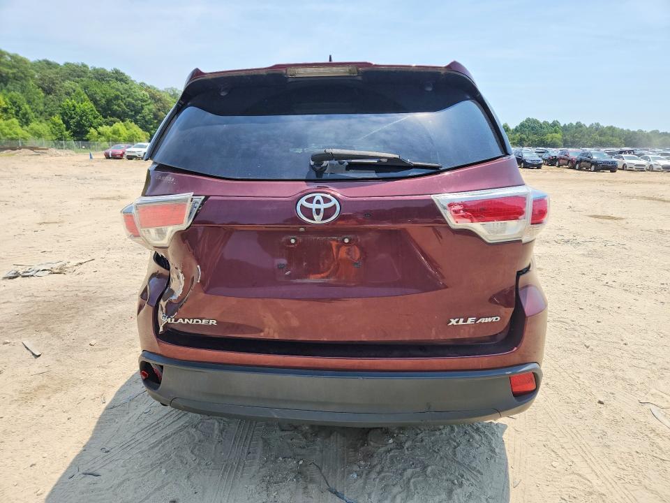 2016 TOYOTA HIGHLANDER XLE — Фото 6 из 13