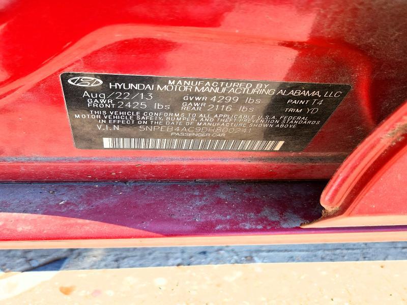 2013 HYUNDAI SONATA GLS — Фото 12 из 12