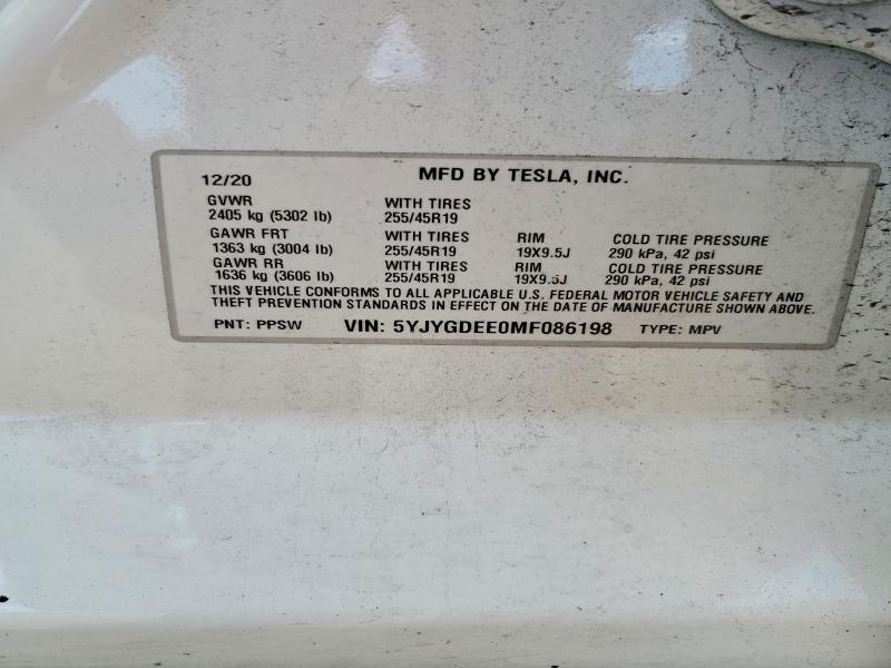 2021 TESLA MODEL Y — Фото 13 из 13