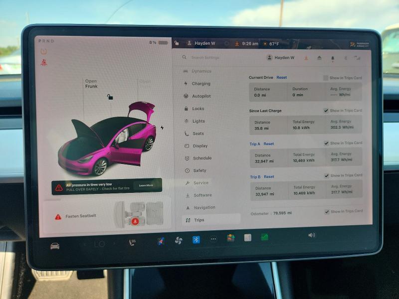 5YJ3E1EB0JF135058 2018 TESLA MODEL 3 photo no. 9