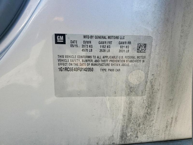 2015 CHEVROLET VOLT — Фото 14 из 14