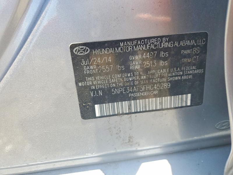 2015 HYUNDAI SONATA LIMITED — Фото 12 из 12