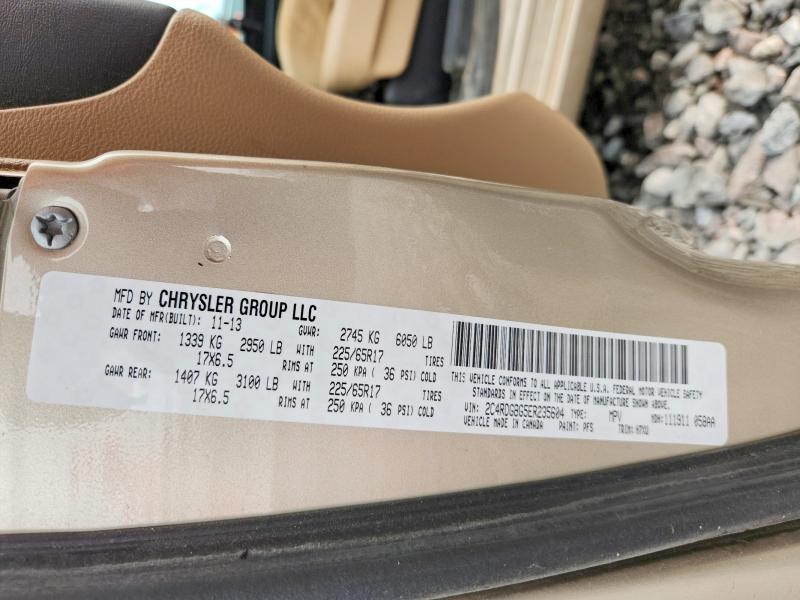 2014 DODGE GRAND CARAVAN SE — Фото 13 из 13