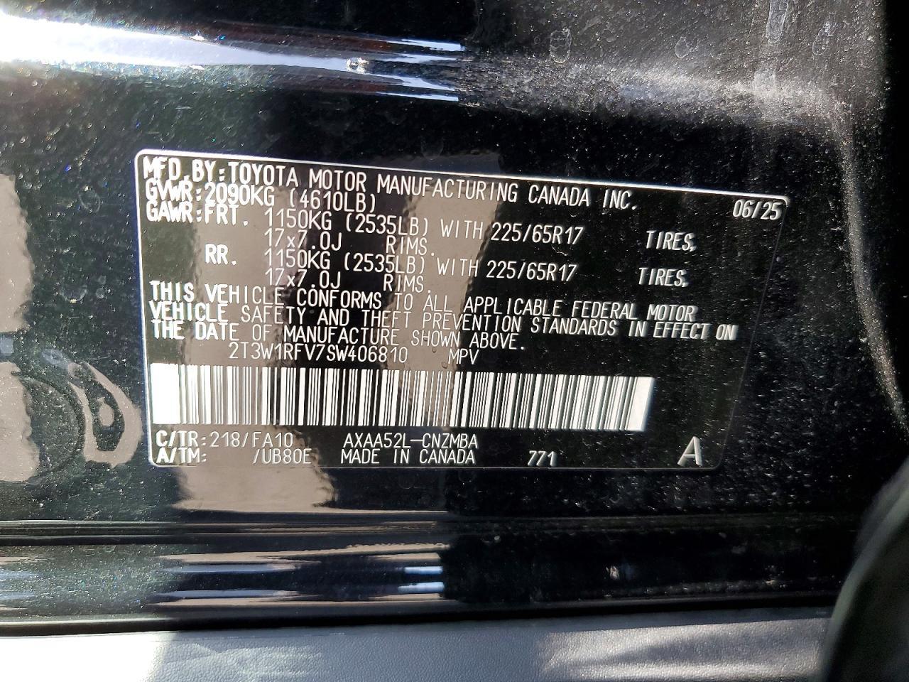 2025 TOYOTA RAV4 XLE — Фото 13 из 13