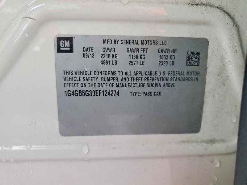 1G4GB5G30EF124274 2014 BUICK LACROSSE photo no. 12