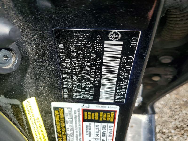 4T1BF1FK0EU317178 2014 TOYOTA CAMRY photo no. 12