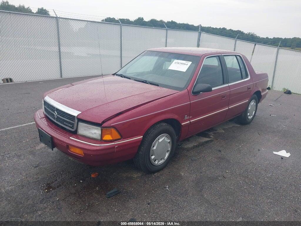 1B3XA4630MF701162 1991 DODGE SPIRIT photo no. 2