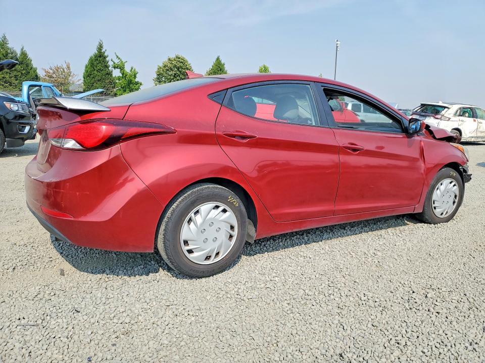 5NPDH4AEXGH687111 2016 HYUNDAI ELANTRA photo no. 3