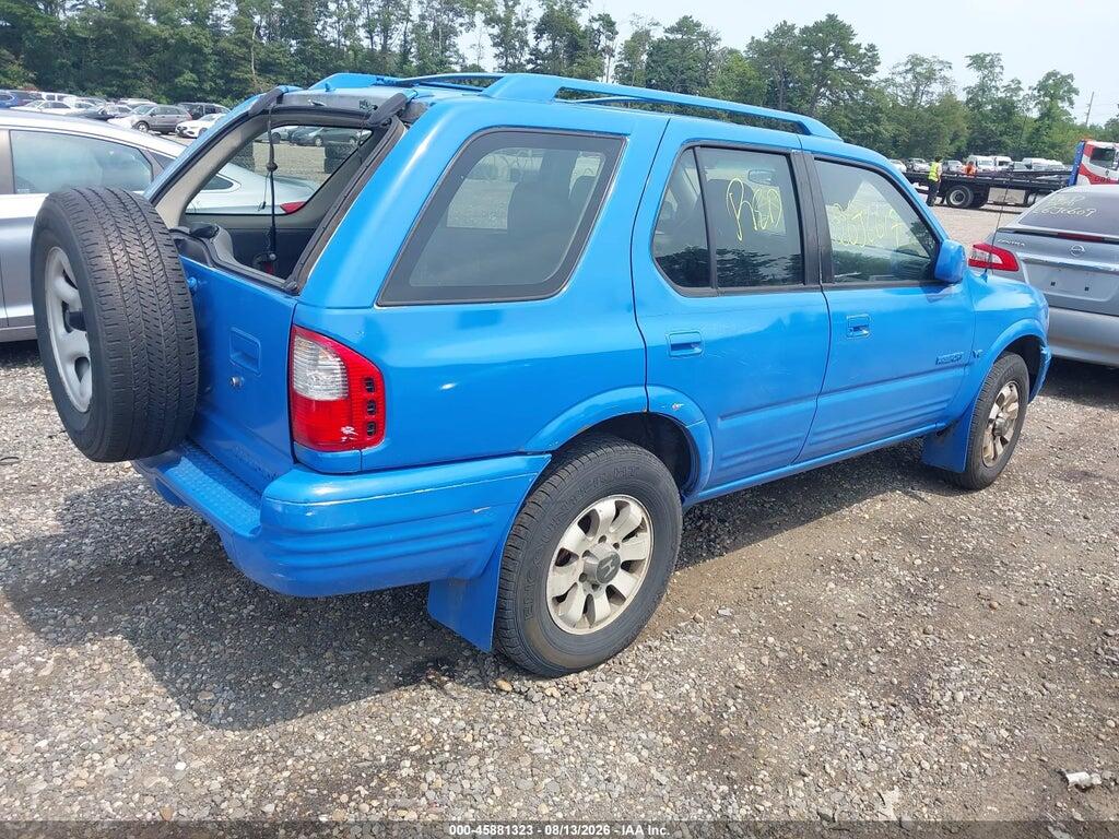4S6DM58W914410837 2001 HONDA PASSPORT photo no. 4