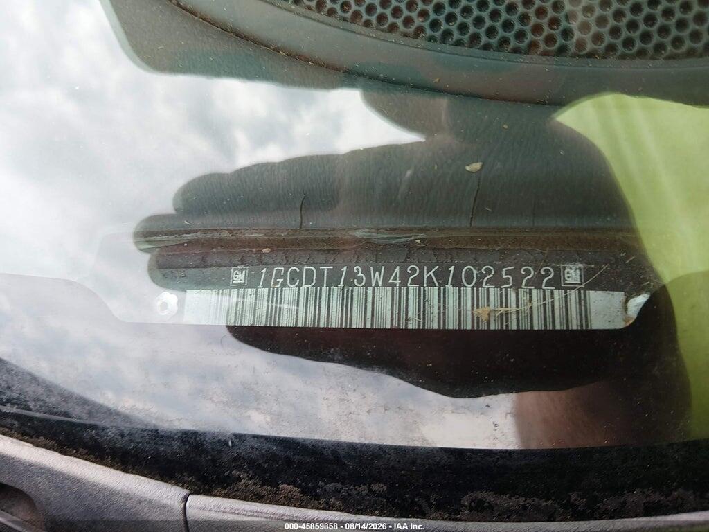 1GCDT13W42K102522 2002 CHEVROLET S-10 photo no. 9