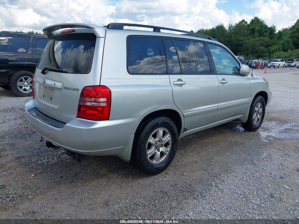 JTEGF21A430097994 2003 TOYOTA HIGHLANDER photo no. 4