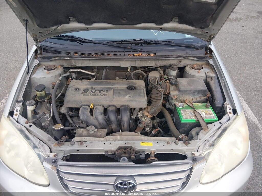2T1BR32E73C024492 2003 TOYOTA COROLLA photo no. 10