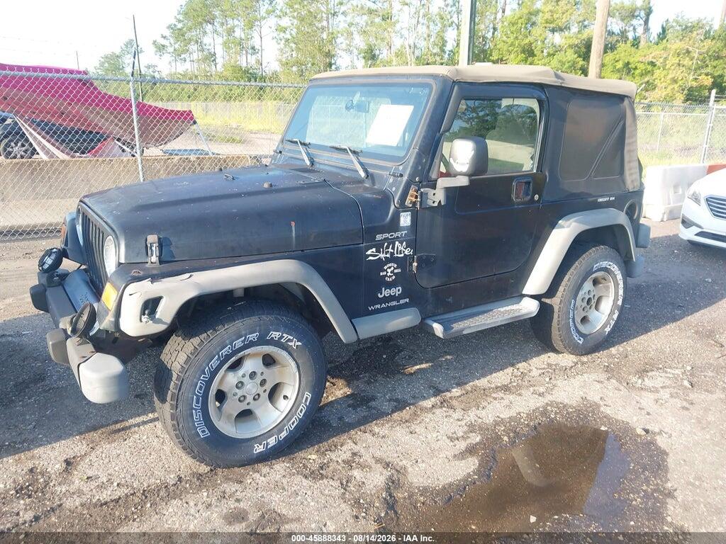 1J4FA49S43P320852 2003 JEEP WRANGLER photo no. 2