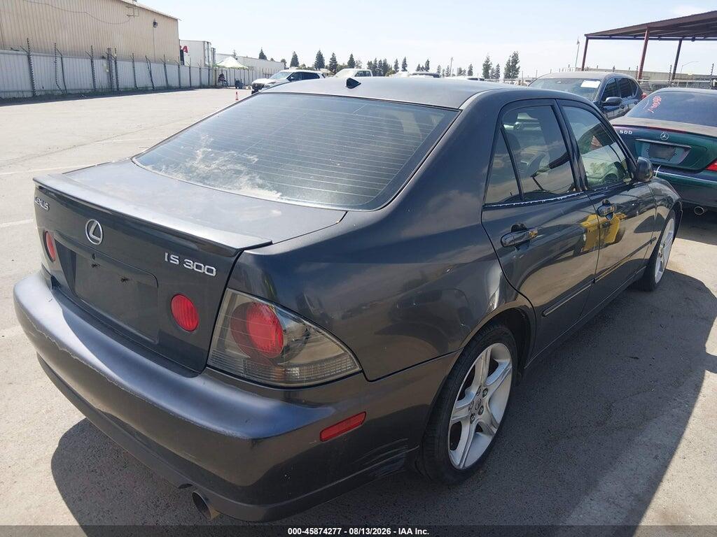 JTHBD192830080951 2003 LEXUS IS 300 photo no. 4