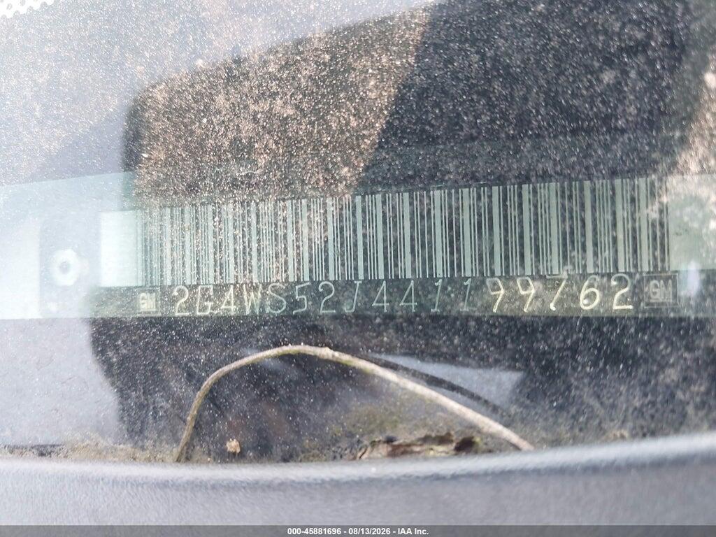 2G4WS52J441199762 2004 BUICK CENTURY photo no. 9