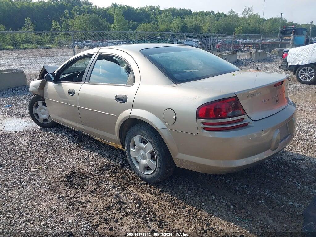 1B3EL36X34N370176 2004 DODGE STRATUS photo no. 3