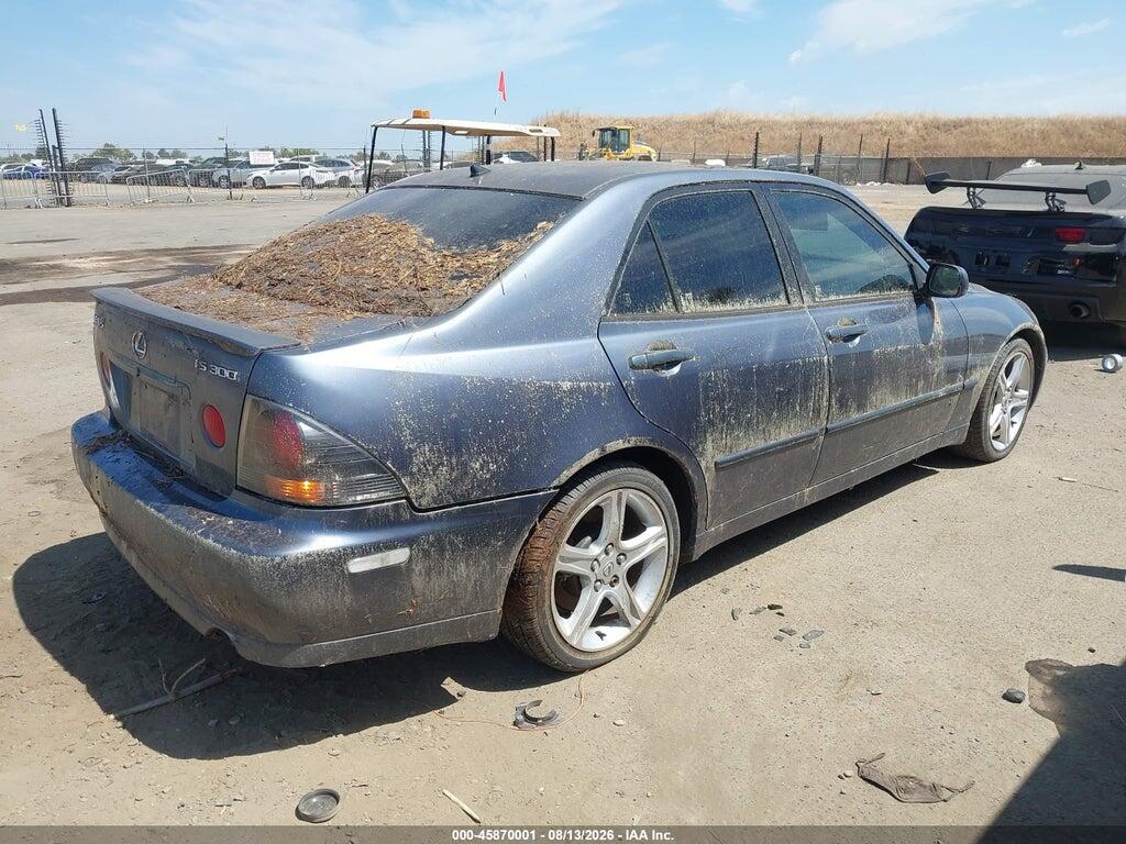 JTHBD192450100826 2005 LEXUS IS 300 photo no. 4