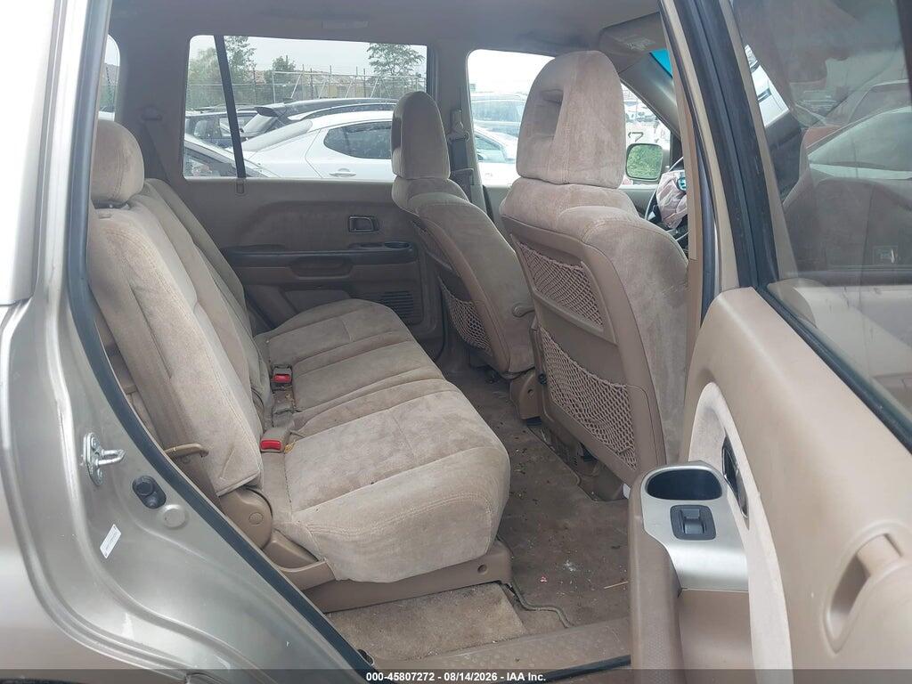 2HKYF18425H503831 2005 HONDA PILOT photo no. 8
