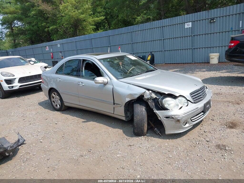 2005 MERCEDES-BENZ C 240 WDBRF81J05F681369