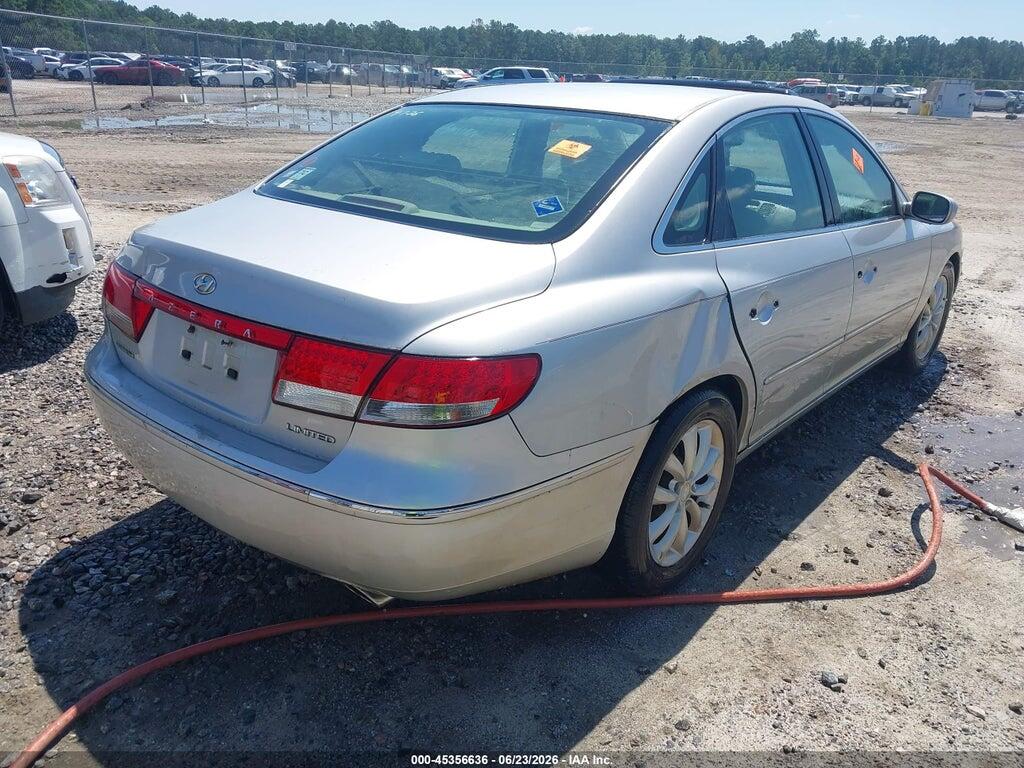 KMHFC46F66A125099 2006 HYUNDAI AZERA photo no. 4
