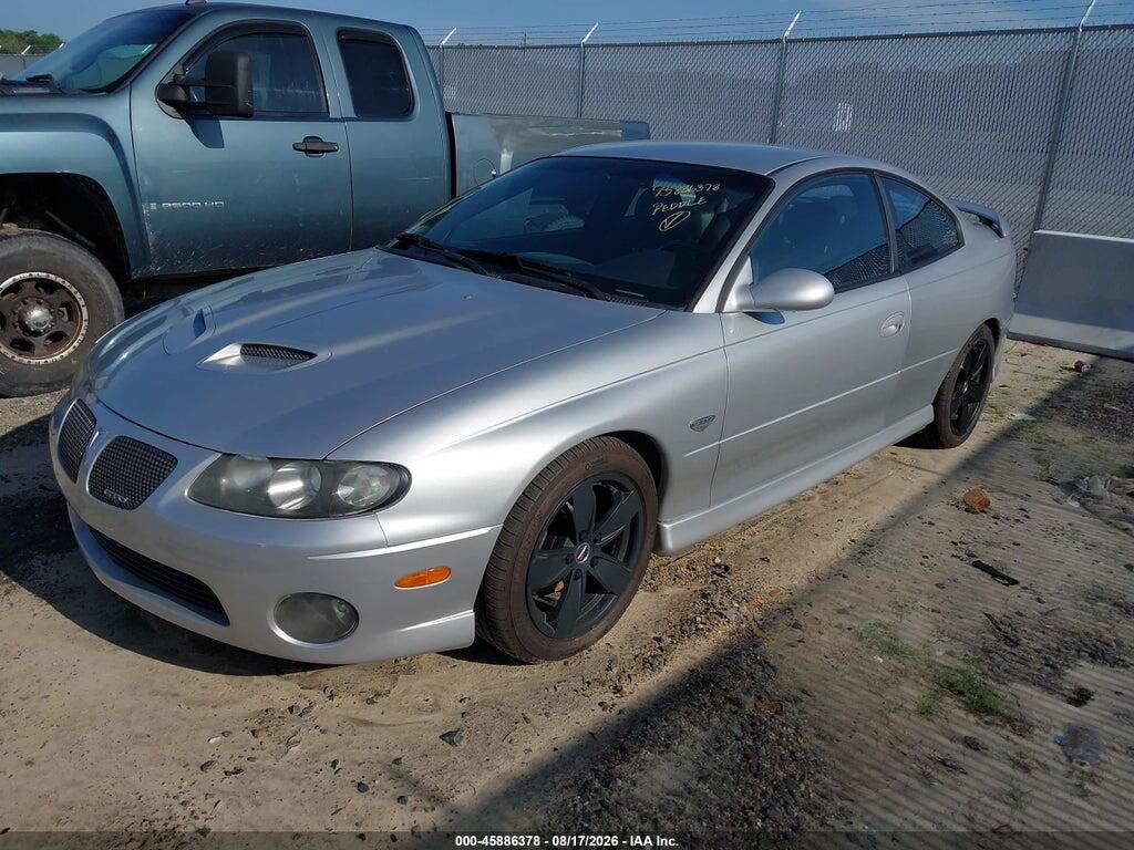 6G2VX12U16L814096 2006 PONTIAC GTO photo no. 2