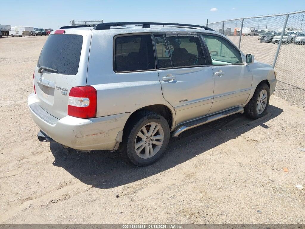 JTEEW21A360032372 2006 TOYOTA HIGHLANDER HYBRID photo no. 4