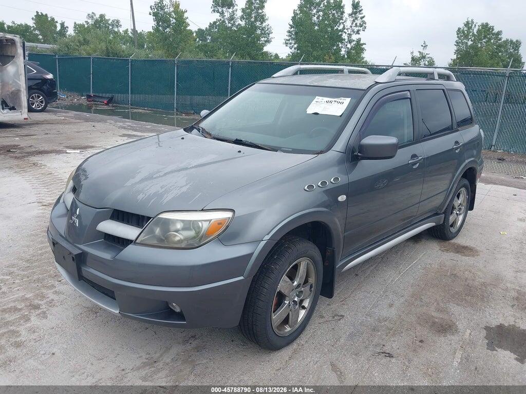 JA4LZ41F46U026674 2006 MITSUBISHI OUTLANDER photo no. 2